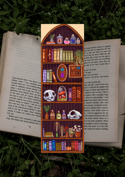 Witchy Bookshelf - Bookmark